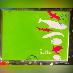 Sea Creatures (travel) Stationary Card (blank inside) 8-pack (Brand new)